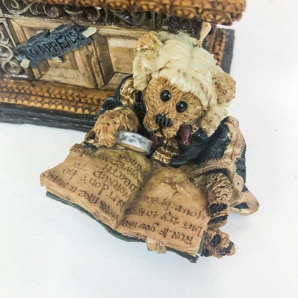 Boyds Bears and Friends 1997 "Judge Griz Hissonah” Figurine Vintage - Picture 8 of 10